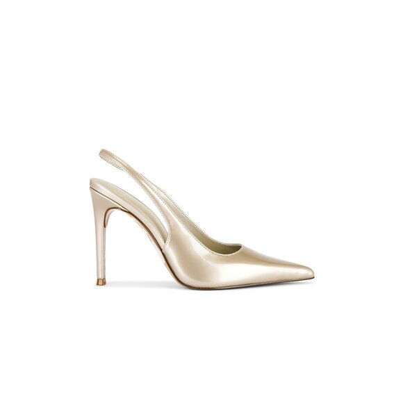 Steve Madden Shoes - Steve Madden Reyes Slingback Pump in Ivory Pearl gold pointed toe high heel